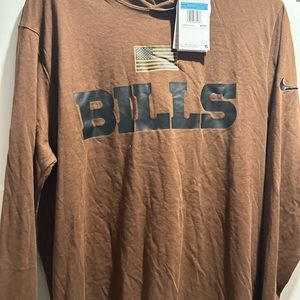 AFC EAST CHAMPS Buffalo Bills lightweight salute to service hoodie size Med Nike